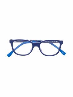 Lacoste Kids очки в квадратной оправе с тиснением