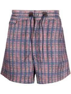 Ralph Lauren RRL plaid-check print shorts