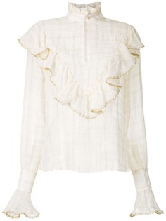 Olympiah рубашка Versailles с высоким воротником