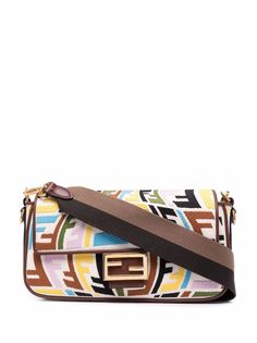 Fendi сумка на плечо Baguette среднего размера
