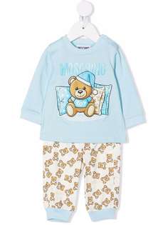 Moschino Kids пижама с принтом Teddy Bear