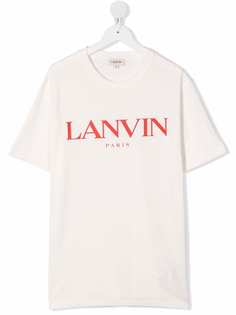 LANVIN Enfant футболка с логотипом