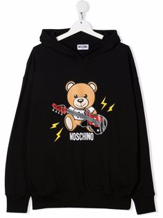 Moschino Kids худи с принтом Teddy Bear