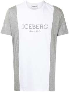 Iceberg футболка со вставками