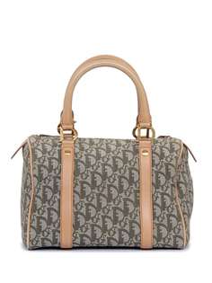 Christian Dior сумка Boston pre-owned с узором Trotter