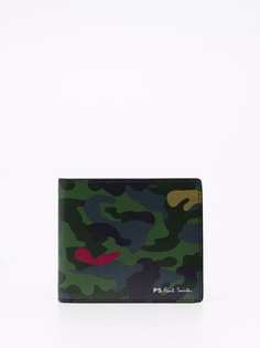 PS Paul Smith кошелек с камуфляжным принтом и логотипом