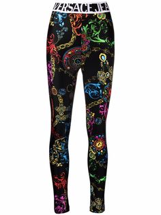 Versace Jeans Couture легинсы с принтом Baroque