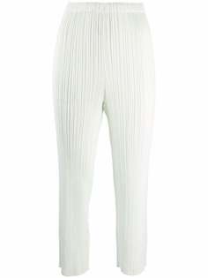 Pleats Please Issey Miyake плиссированные укороченные брюки
