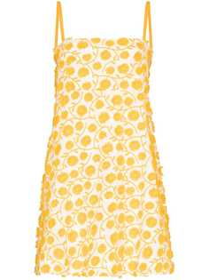 Three Graces платье мини Clementine с цветочной аппликацией