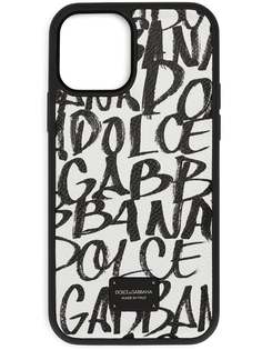 Dolce & Gabbana чехол для iPhone 12 с монограммой
