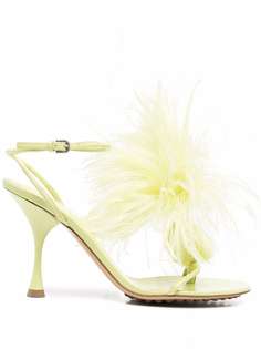 Bottega Veneta босоножки Feather Dot 90