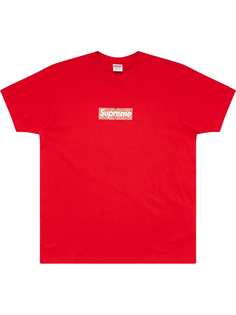 Supreme футболка с логотипом