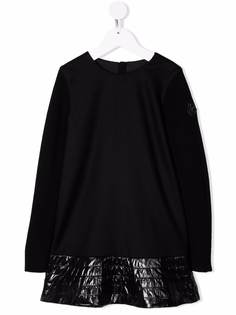 Moncler Enfant платье с баской