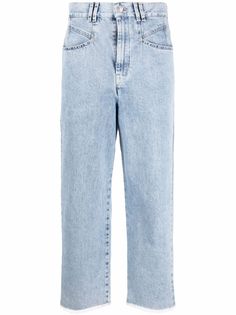 Isabel Marant прямые джинсы с завышенной талией