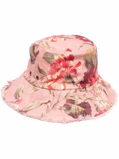 ZIMMERMANN шляпа с цветочным принтом
