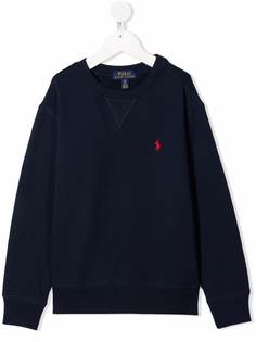 Ralph Lauren Kids толстовка с вышитым логотипом