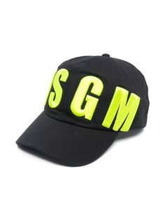 MSGM Kids кепка с вышитым логотипом