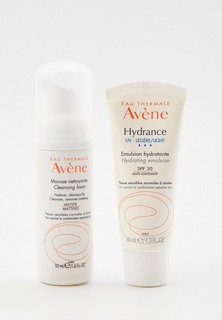 Набор для ухода за лицом Avene Эмульсия "HYDRANCE UV LEGERE/LIGHT" SPF30, 40 мл + Очищающая пенк, 50 мл