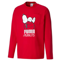 Футболка с длинным рукавом PUMA x PEANUTS Long Sleeve Mens Tee