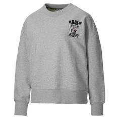 Толстовка PUMA x PEANUTS Crew Neck Womens Sweatshirt