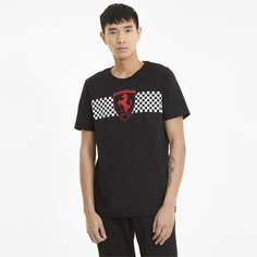 Футболка Scuderia Ferrari Chequered Flag Mens Tee Puma
