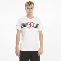 Футболка Scuderia Ferrari Chequered Flag Mens Tee Puma