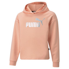 Детская толстовка Essentials+ Logo Cropped Youth Hoodie Puma