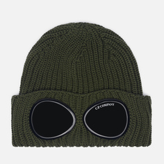 Шапка C.P. Company Extra Fine Merino Wool Goggle, цвет зелёный