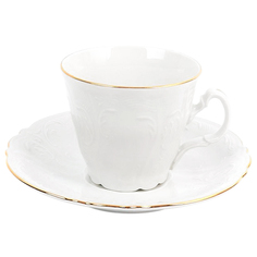 Чашка с блюдцем Bernadotte Отводка золото 180 мл