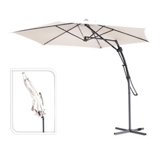 Зонт садовый солнцезащитный Koopman furniture диаметр 3м бежевый