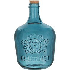 Ваза-бутылка San miguel Cabernet тёмно-синяя 12 л