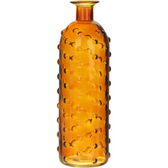 Ваза Hakbijl glass Bottle Bubble янтарный 9х26 см