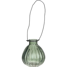 Ваза Hakbijl glass Mini Vase серая 8,5х11 см