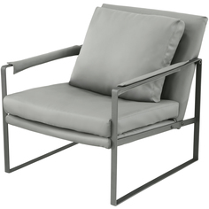 Кресло Shanshi Чарли серое 70x86x75 см