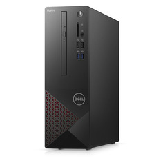 Компьютер DELL Vostro 3681, Intel Core i3 10100, DDR4 8ГБ, 1000ГБ, Intel UHD Graphics 630, Linux, черный [3681-3227]