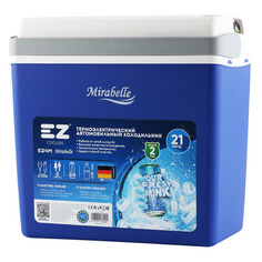 Автохолодильник EZ COOLERS E24M 12-230V, 21л, синий и белый