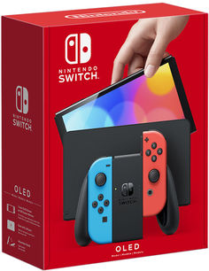 Игровая приставка Nintendo SWITCH OLED (сине-красный)