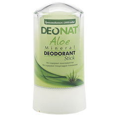 Deonat, Минеральный дезодорант Aloe, 60 г