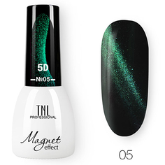TNL, Гель-лак Magnet Effect 5D №03, Зеленый-ежевичный