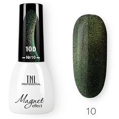 TNL, Гель-лак Magnet Effect 10D №10, Огненный изумруд
