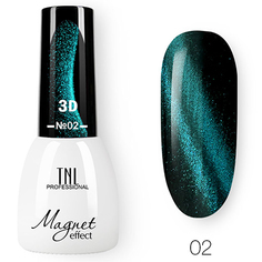 TNL, Гель-лак Magnet Effect 3D №02, Изумрудный