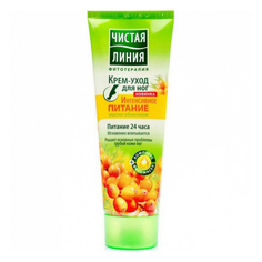 Чистая линия, Крем-уход для ног «Интенсивное питание», 75 мл