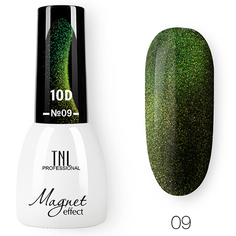 TNL, Гель-лак Magnet Effect 10D №09, Золотой малахит