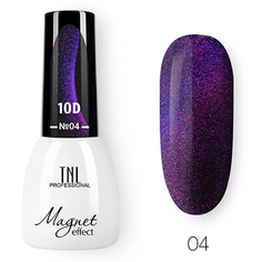 TNL, Гель-лак Magnet Effect 10D №04, Фиолетовый аметист