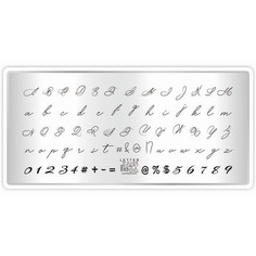 TakiDa, Пластина для стемпинга Letter №03, mini