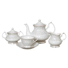 Сервиз чайный из керамики, 15 предметов, Вивьен 760-180