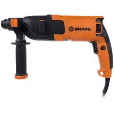 Перфоратор Вихрь П-750, 5200 ударов/мин, 0-1100 об/мин, 0.75 кВт