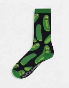 Носки с принтом «соленый огурец» Typo x Rick & Morty-Зеленый цвет