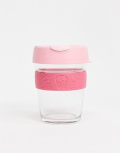 Розовая стеклянная кружка объемом 12 унций KeepCup Reusable Saskatoon-Бесцветный