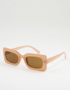 Женские квадратные солнцезащитные очки в розовой оправе Jeepers Peepers-Розовый цвет